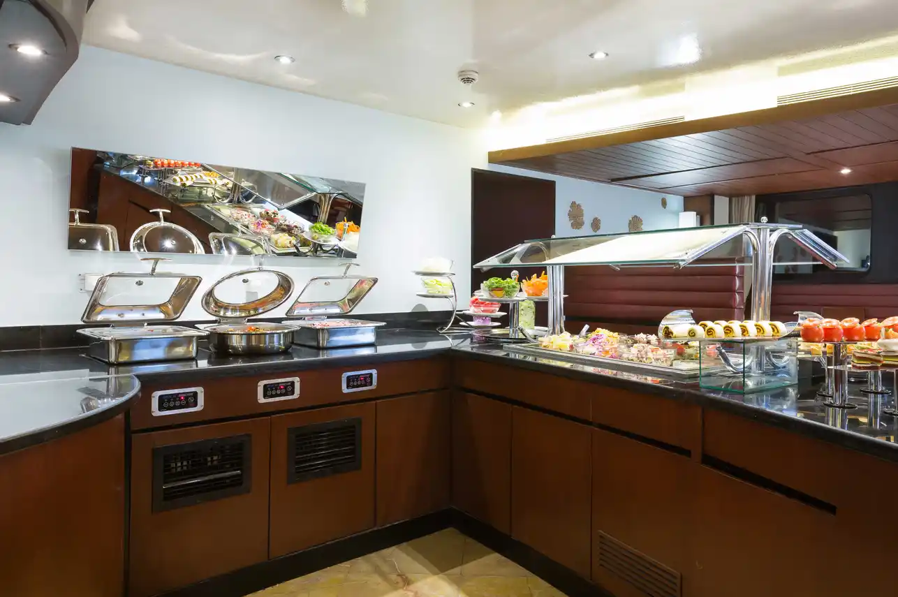 Restaurant aboard the MY Alyssa Nile Cruise Nile cruise